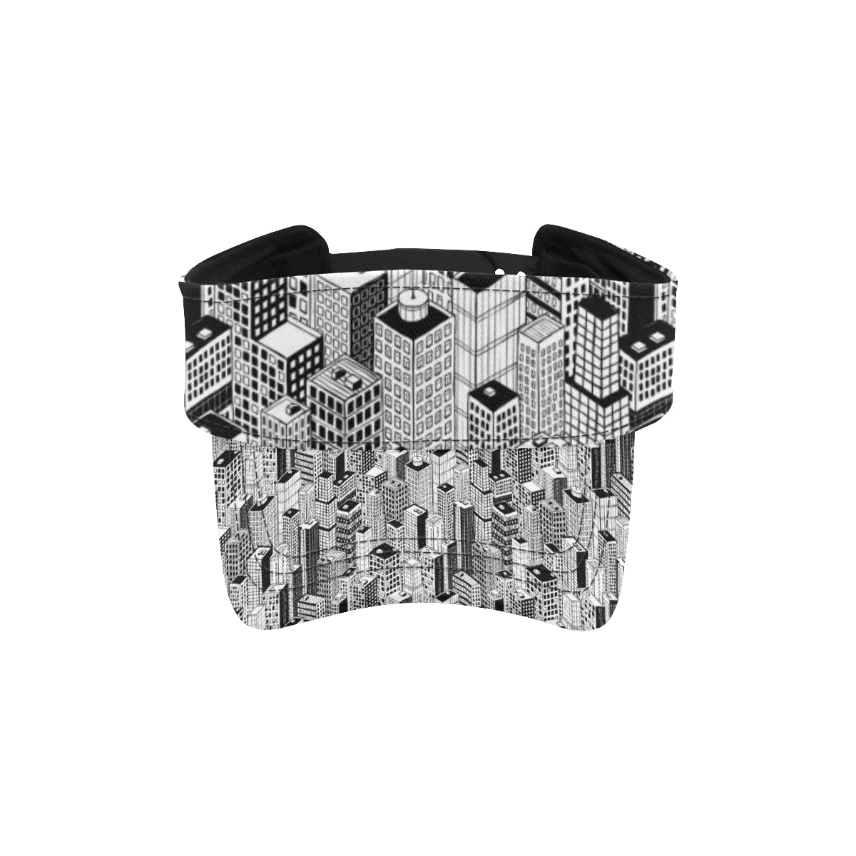 City  Pattern Print Design 02 Unisex Sun Visor