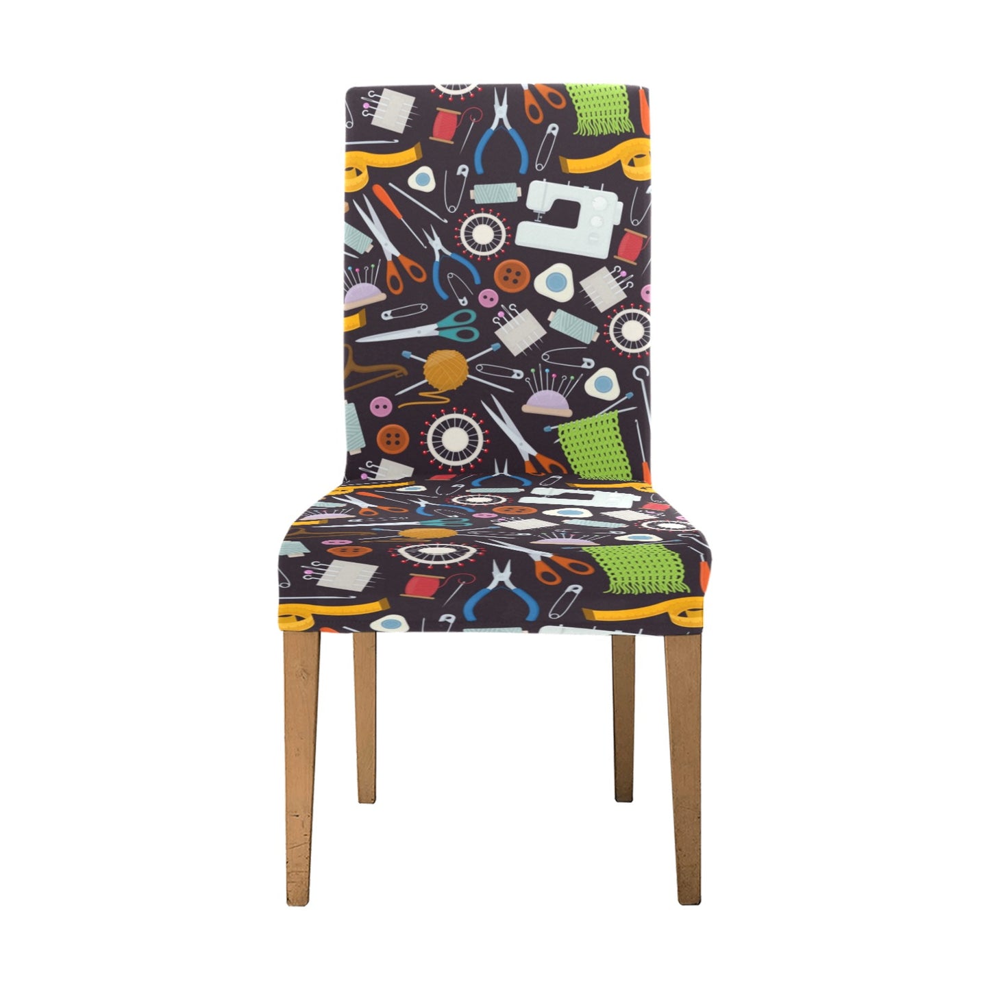 Sewing Equipment Print Design LKS308 Dining Chair Slipcover