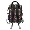 Buffalo Head Print Design LKS403 Diaper Bag Backpack