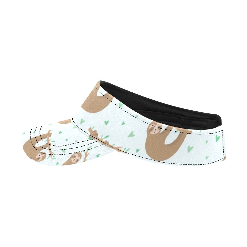 Sloth Print Design LKS308 Unisex Sun Visor