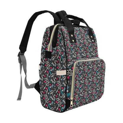 Sewing Equipment Print Design LKS305 Diaper Bag Backpack
