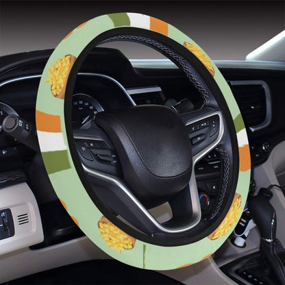 St Patricks Day Print Design LKS302 Steering Wheel Cover with Elastic Edge