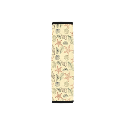 Seashell Print Design LKS305 Car Seat Belt Cover