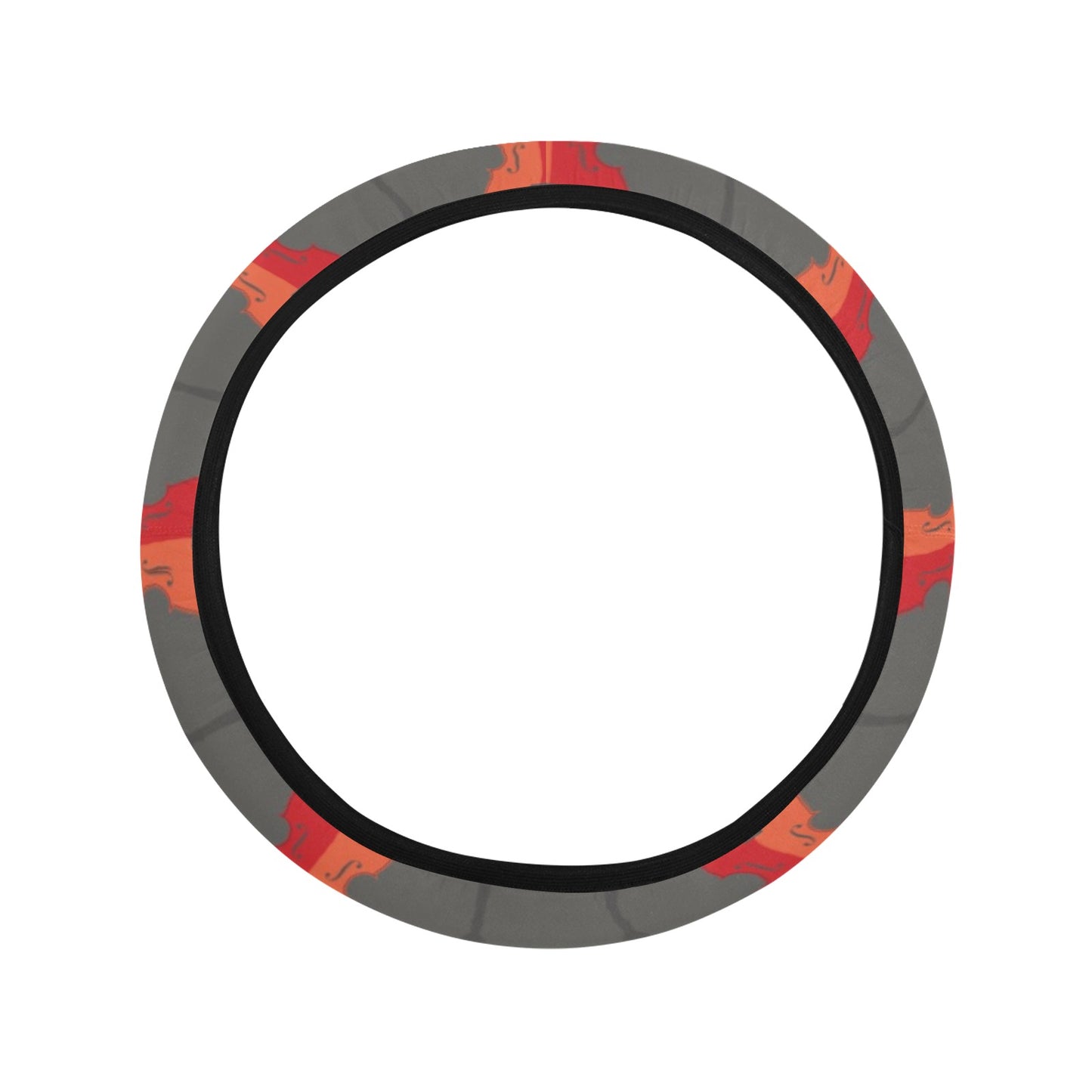 Cello Print Design LKS401 Steering Wheel Cover with Elastic Edge