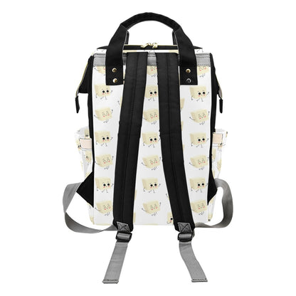 Tofu Print Design LKS301 Diaper Bag Backpack