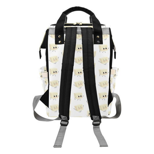 Tofu Print Design LKS301 Diaper Bag Backpack