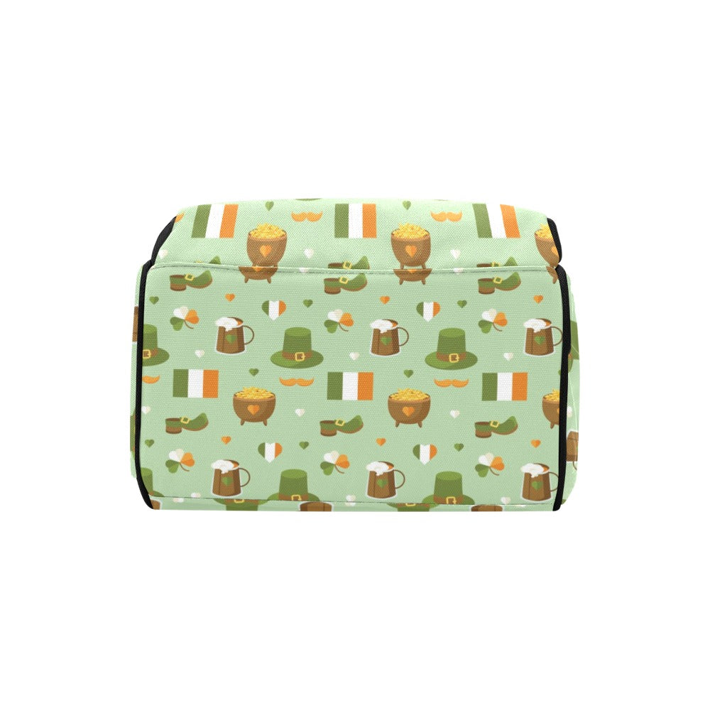St Patricks Day Print Design LKS302 Diaper Bag Backpack