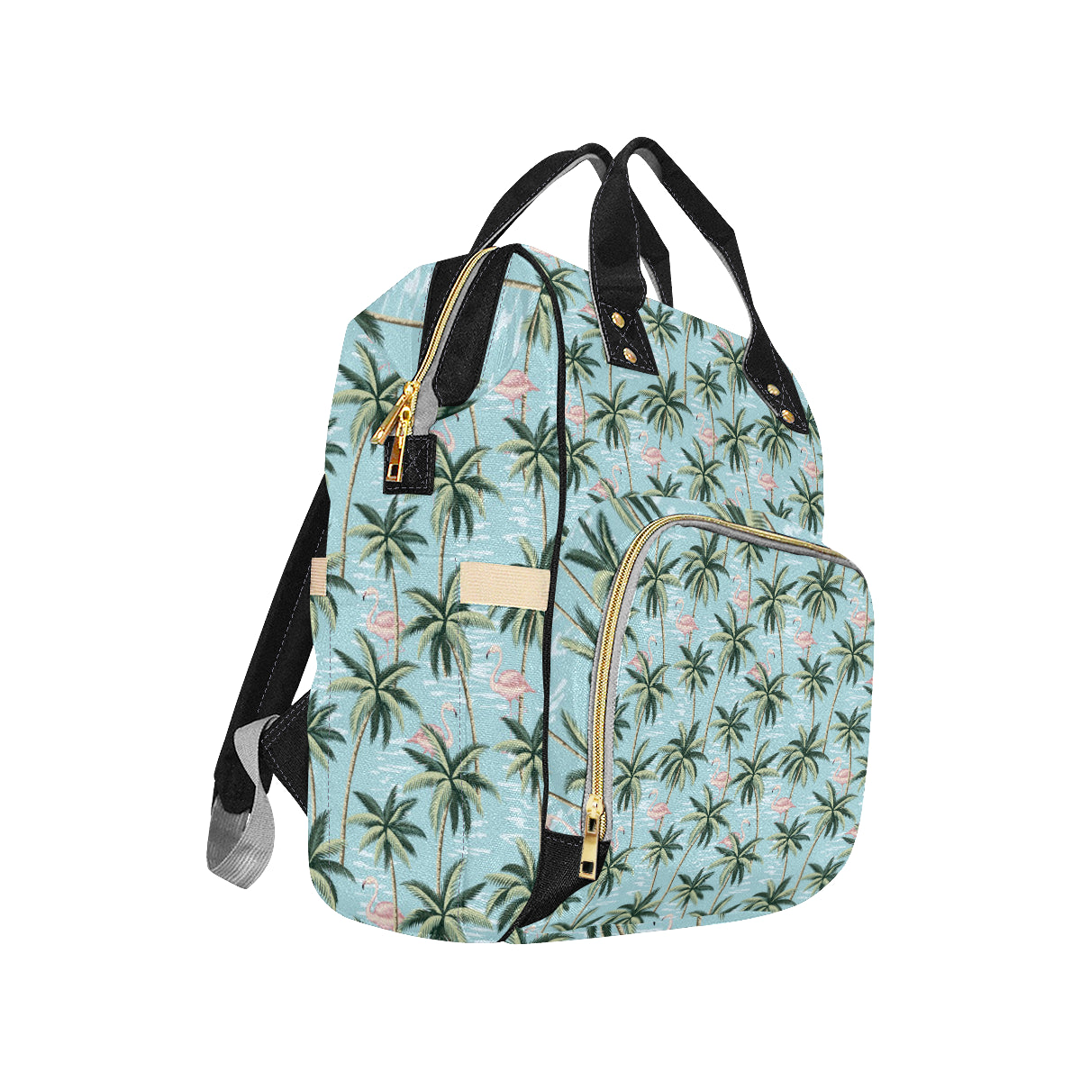 Palm Tree Pattern Print Design PT05 Diaper Bag Backpack