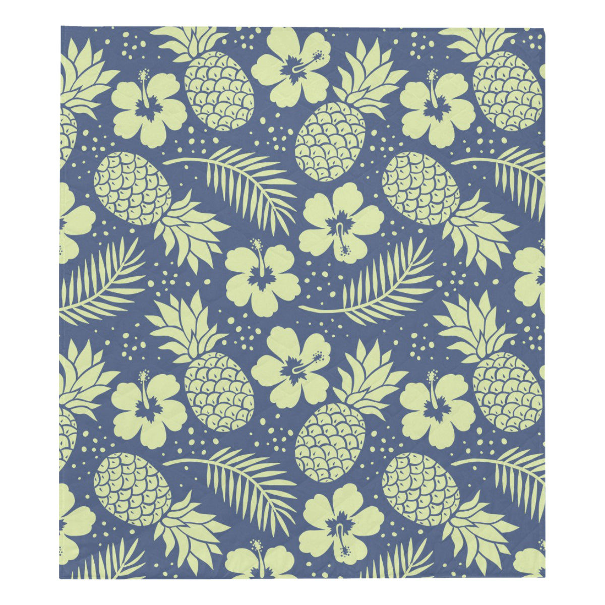 Pineapple Pattern Print Design PP07 Premium Quilt