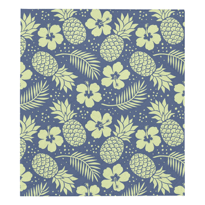 Pineapple Pattern Print Design PP07 Premium Quilt