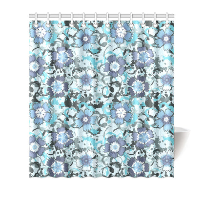 Carnations Pattern Print Design CN04 Shower Curtain