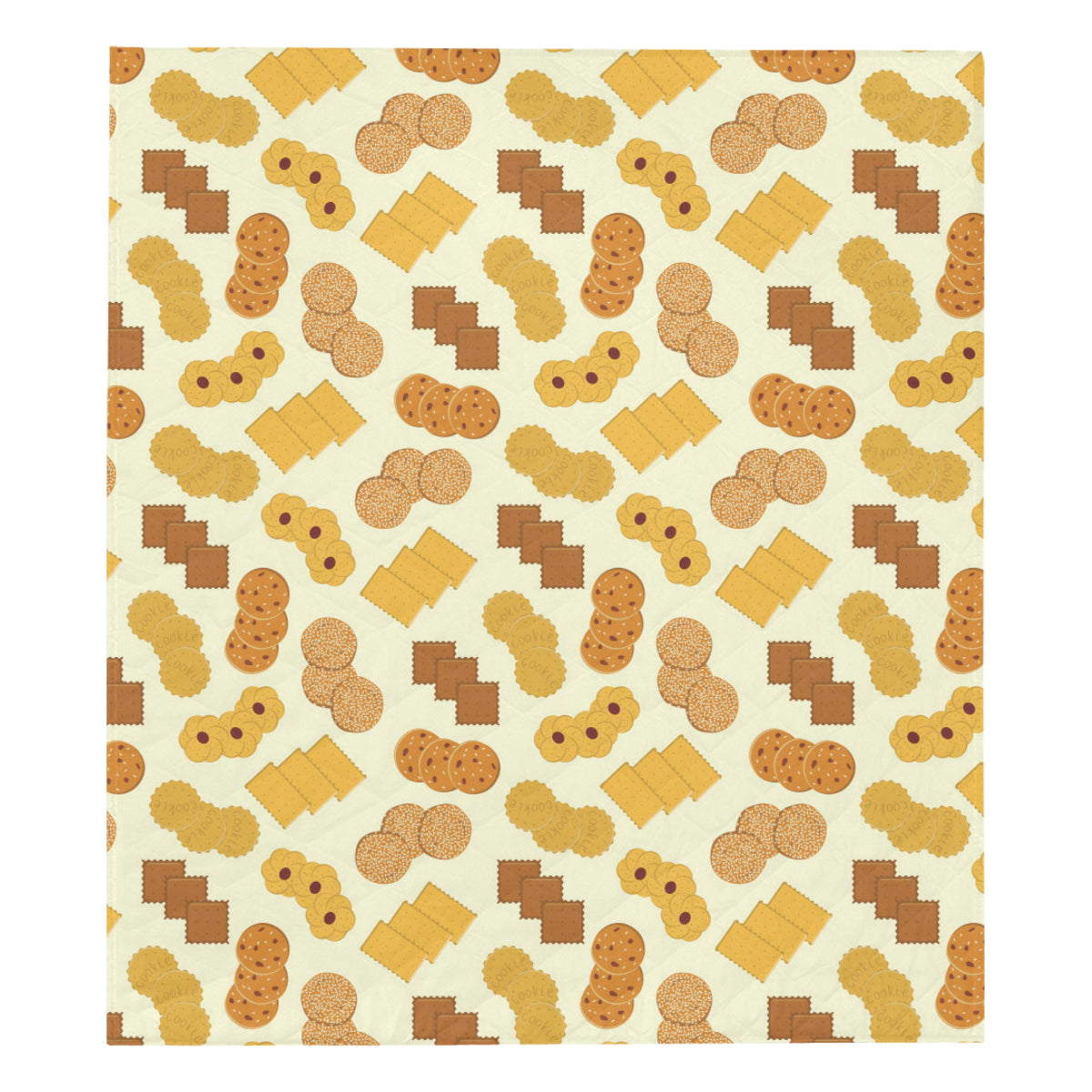 Cookie Pattern Print Design 06 Premium Quilt