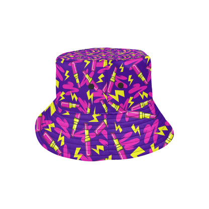 Lipstick Pattern Print Design LT04 Unisex Bucket Hat
