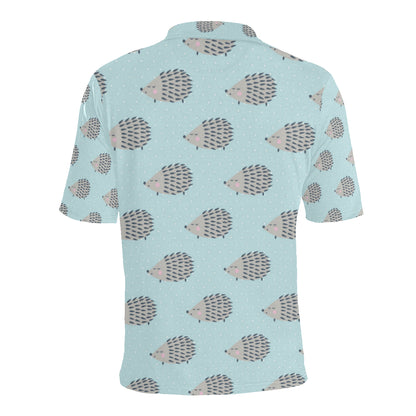 Hedgehog Pattern Print Design 02 Men Polo Shirt