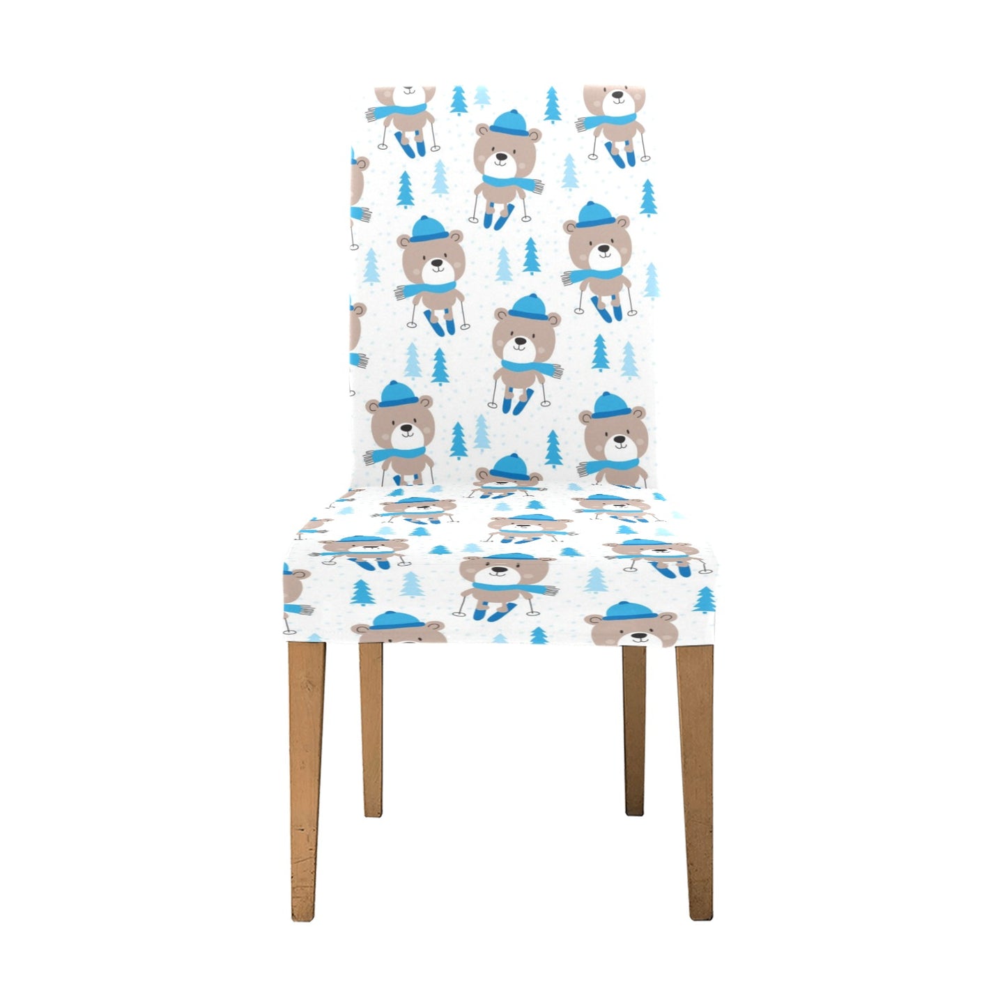Ski Print Design LKS306 Dining Chair Slipcover