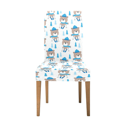 Ski Print Design LKS306 Dining Chair Slipcover