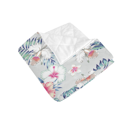 Hibiscus Print Premium Quilt