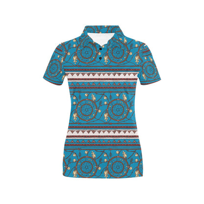 Dream catcher aztec Women's Polo Shirt