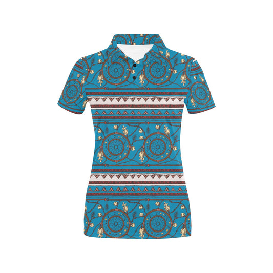 Dream catcher aztec Women's Polo Shirt