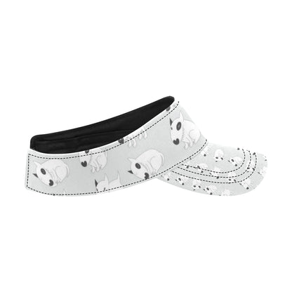 Bull Terrier hand draw Print Pattern Unisex Sun Visor