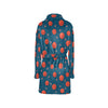 Basketball Pattern Print Design 02 Women's Fleece Robe