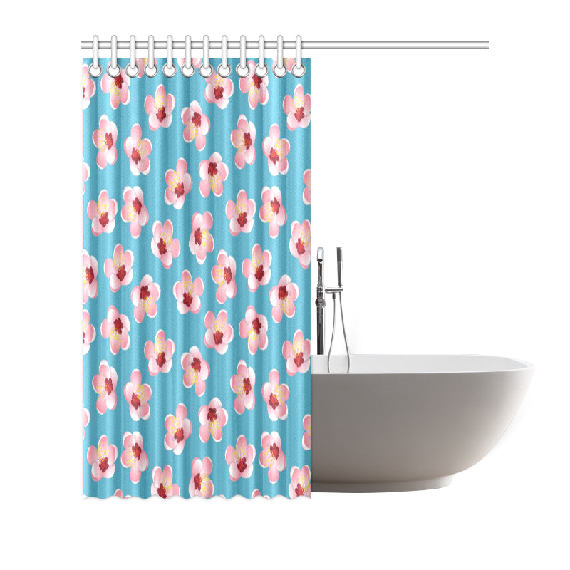Cherry Blossom Pattern Print Design CB09 Shower Curtain