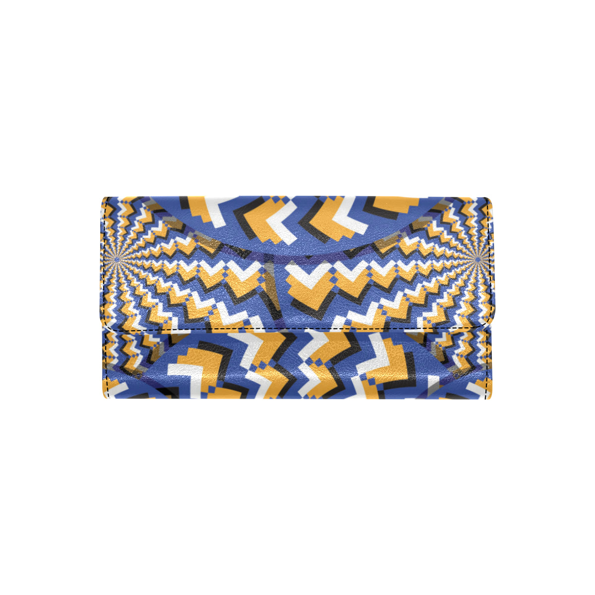Optical illusion Pattern Print Design A01 Women's Trifold Wallet