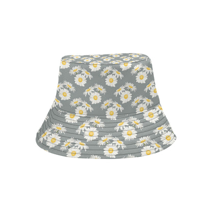 Daisy Pattern Print Design DS09 Unisex Bucket Hat