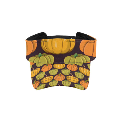 Pumpkin Pattern Print Design A01 Unisex Sun Visor