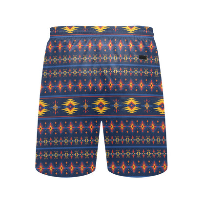 Southwest Pattern Print Design LKS306 Men's Swim Trunks Beach Shorts