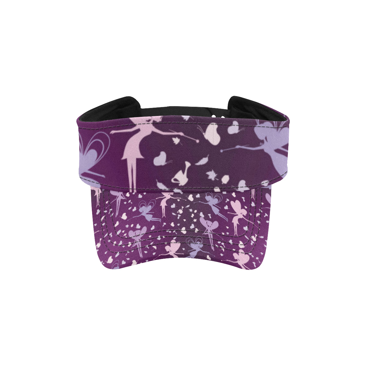 Fairy Pink Print Pattern Unisex Sun Visor