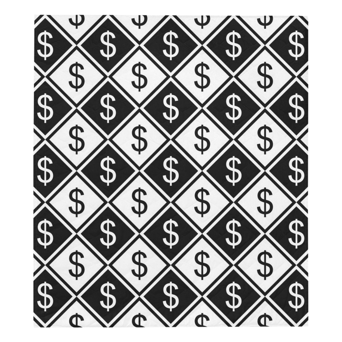 Money Pattern Print Design 04 Premium Quilt