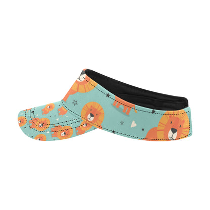 Lion Baby Pattern Print Design 03 Unisex Sun Visor