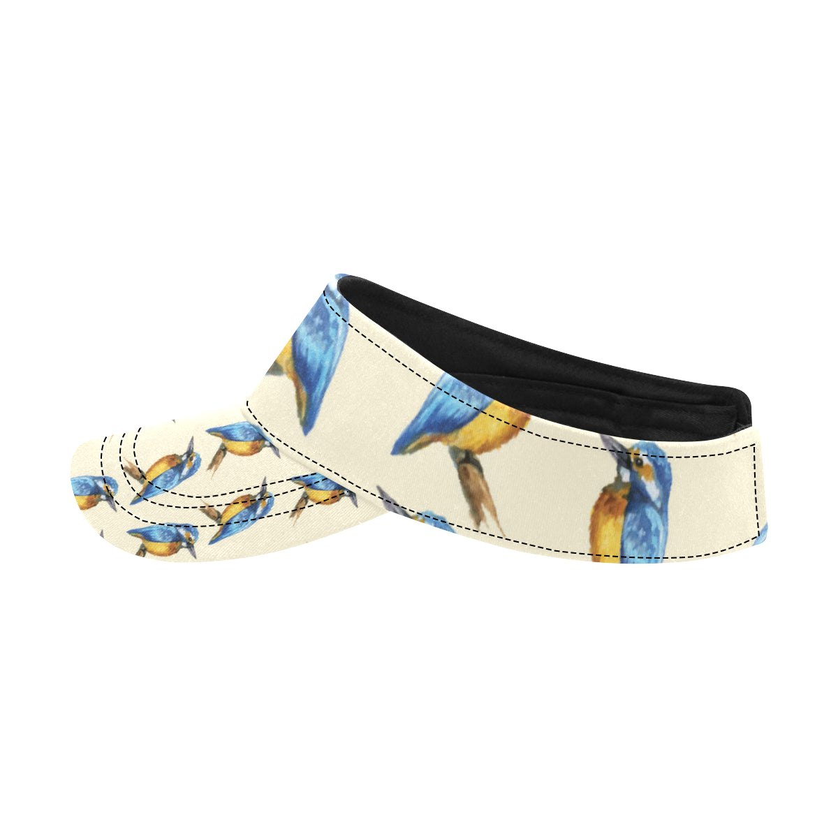 Kingfisher Pattern Print Design 01 Unisex Sun Visor