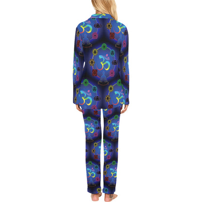 Chakra Zen Yoga OM Women's Long Pajama Set
