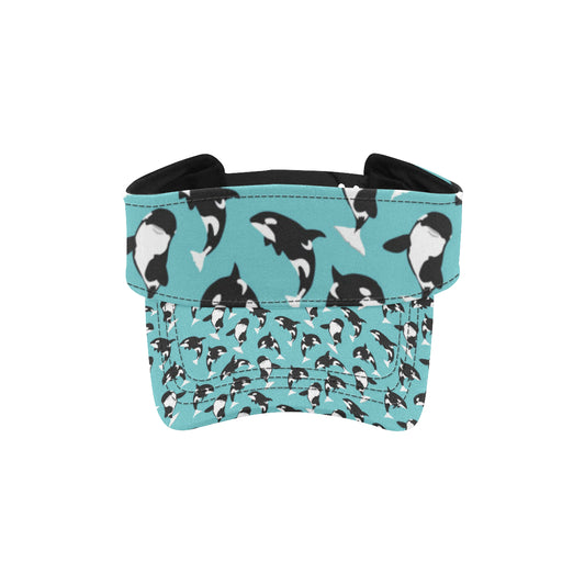 Whale Action Design Themed Print Unisex Sun Visor