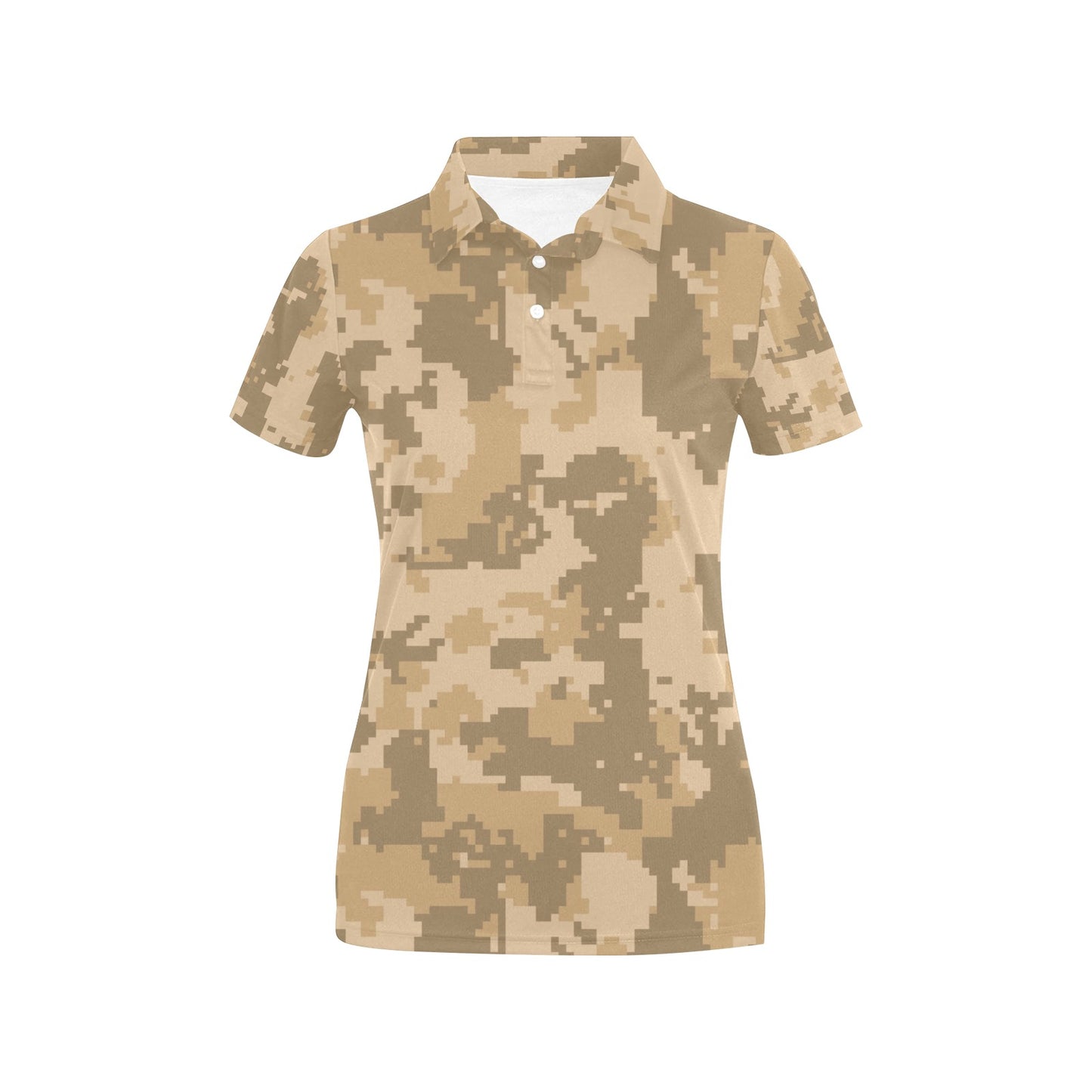 ACU Digital Desert Camouflage Women's Polo Shirt
