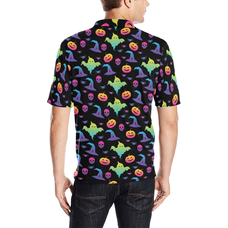 Halloween Print Design LKS404 Men Polo Shirt