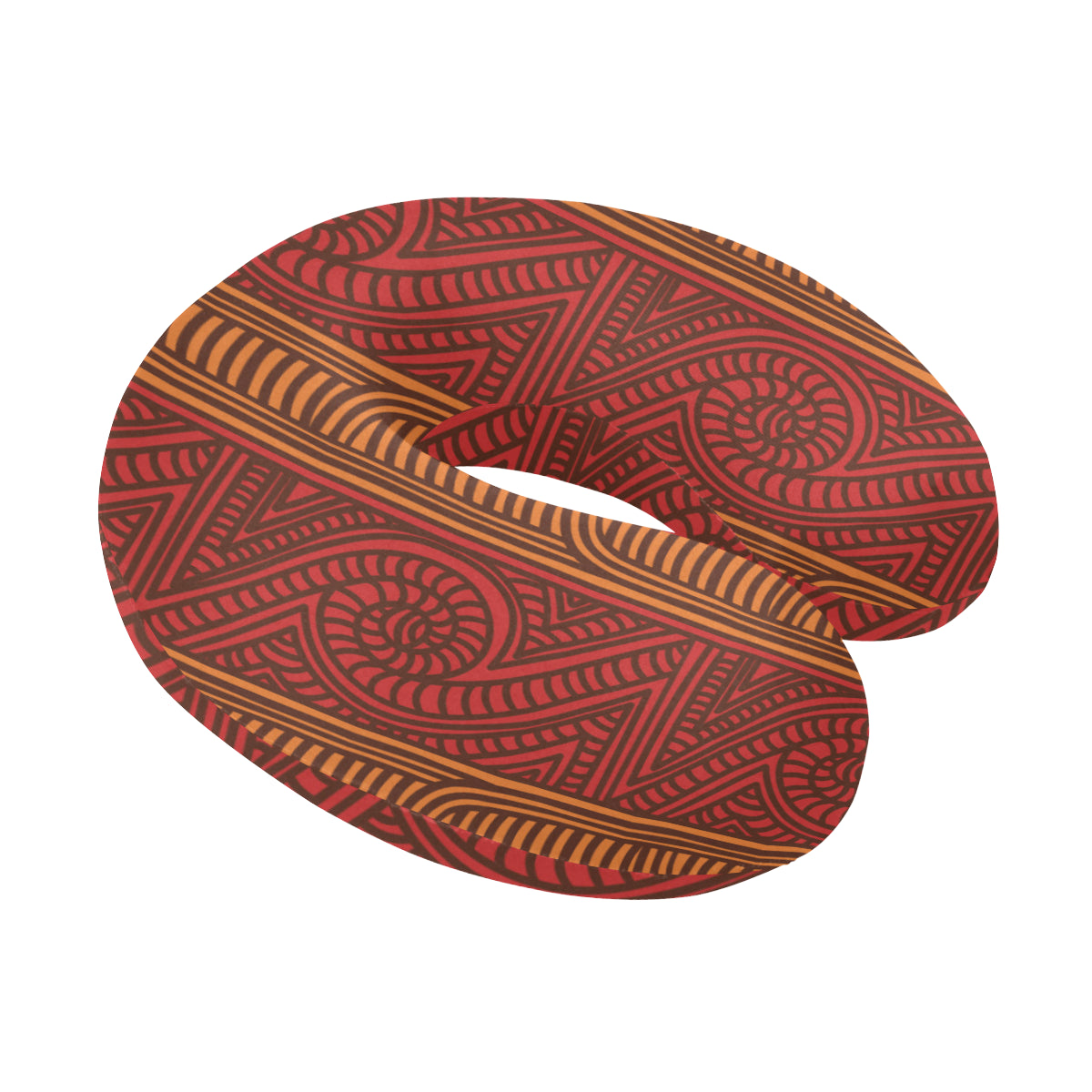 Maori Pattern Print Design 05 U-Shaped Travel Neck Pillow