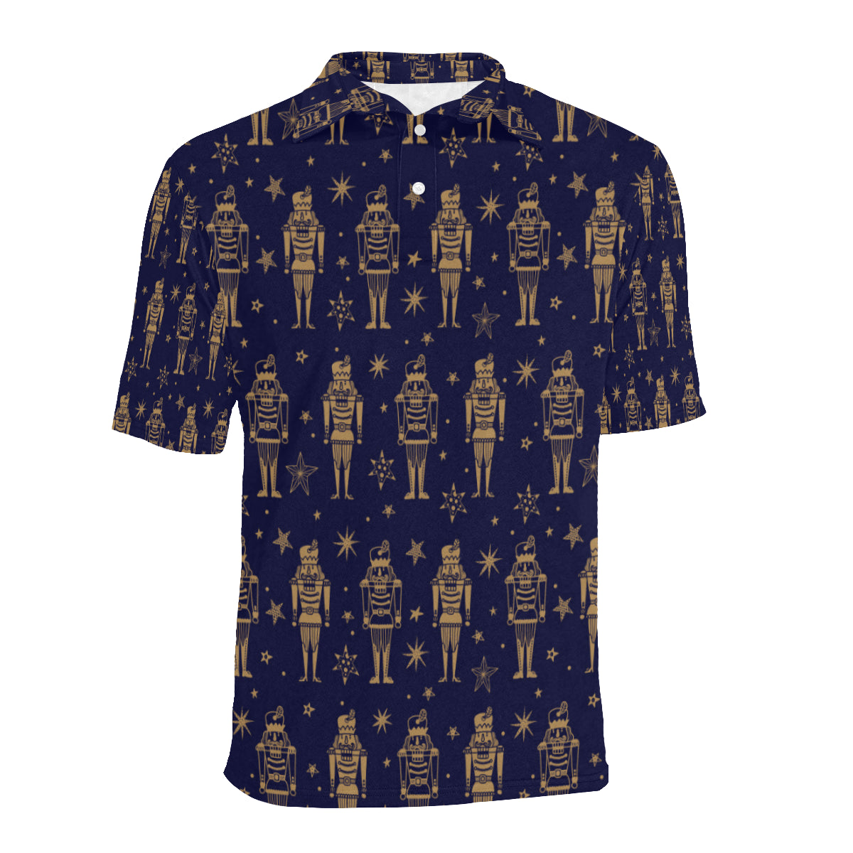 Nutcracker Pattern Print Design A05 Men Polo Shirt