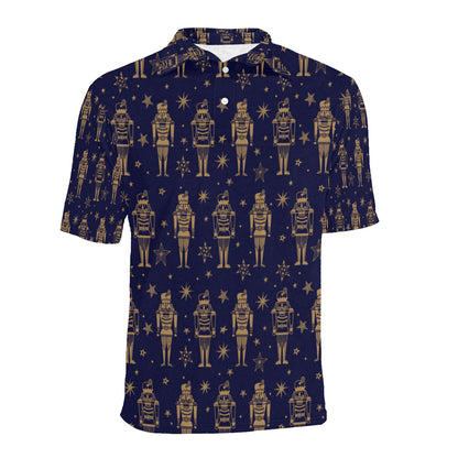 Nutcracker Pattern Print Design A05 Men Polo Shirt