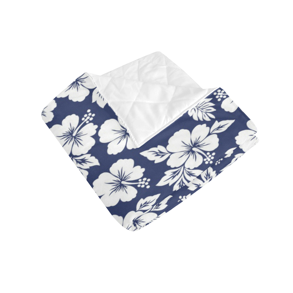 Hibiscus Pattern Print Design HB012 Premium Quilt