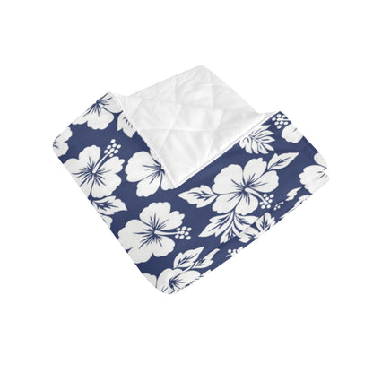 Hibiscus Pattern Print Design HB012 Premium Quilt