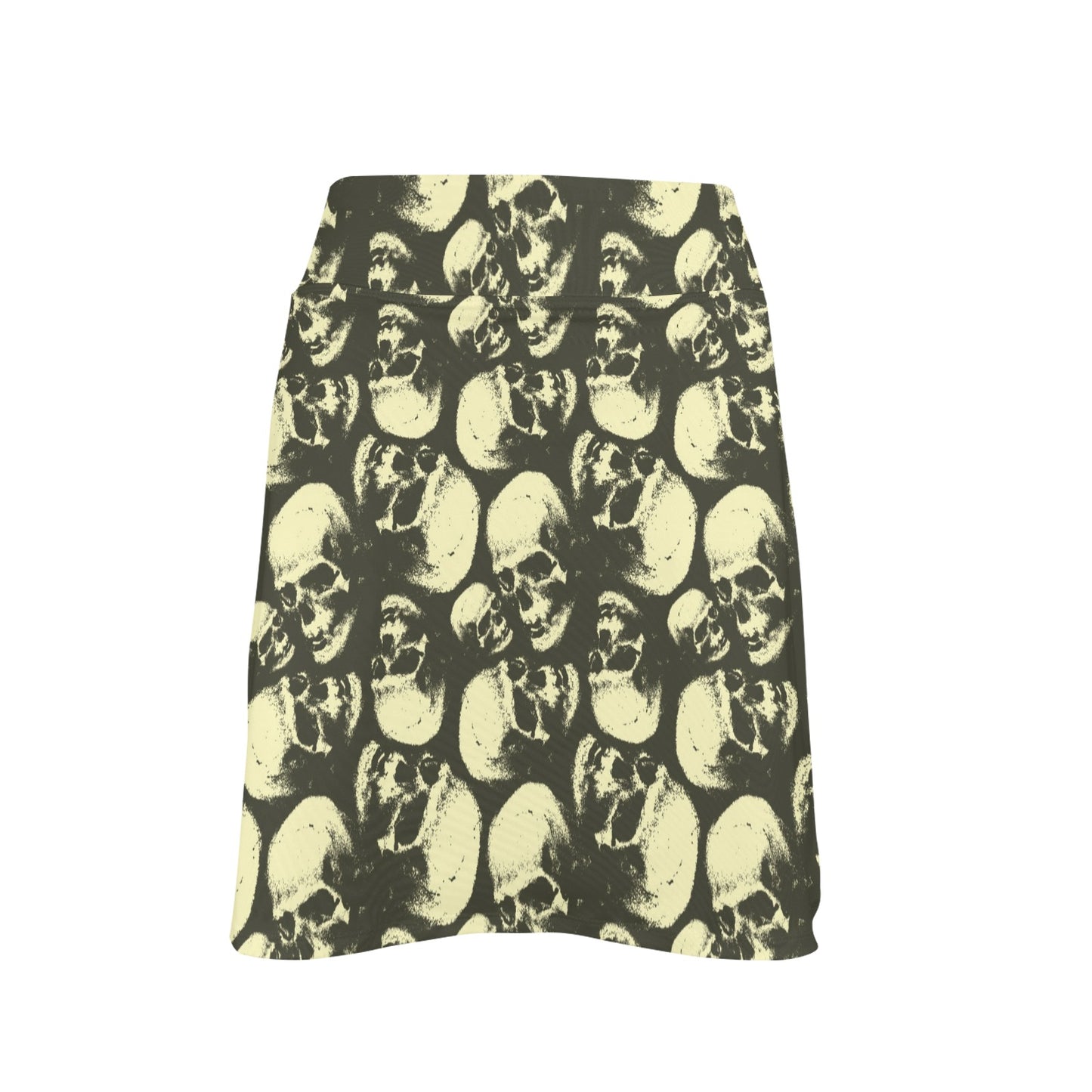 Skull Print Design LKS302 17" Golf & Pickleball Skort with Pockets