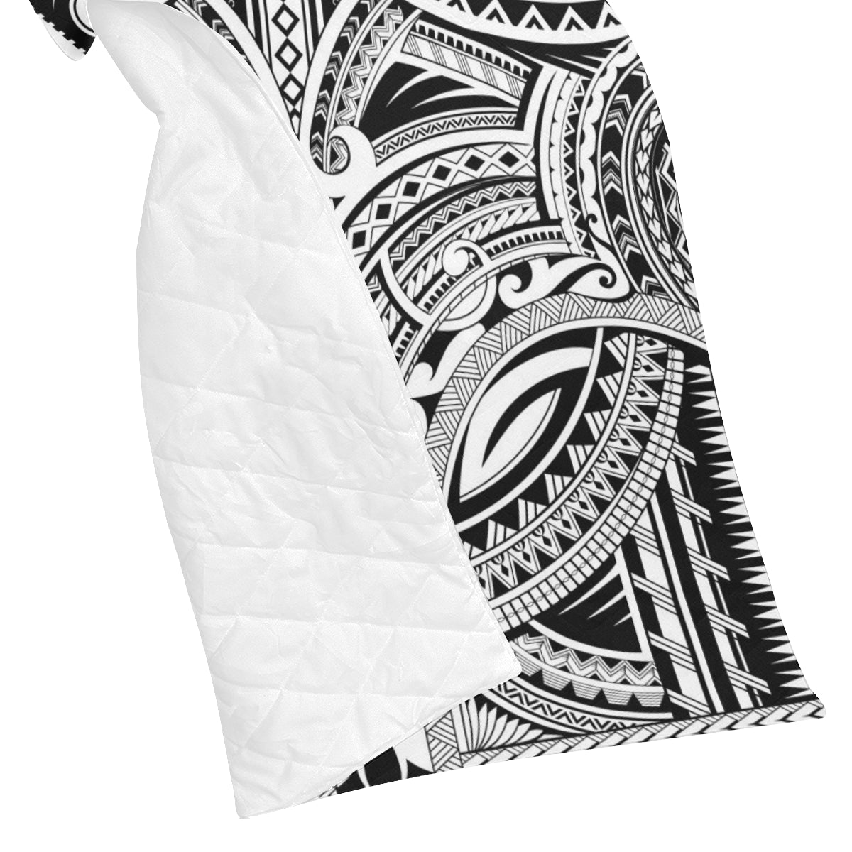 Maori Pattern Print Design 06 Premium Quilt