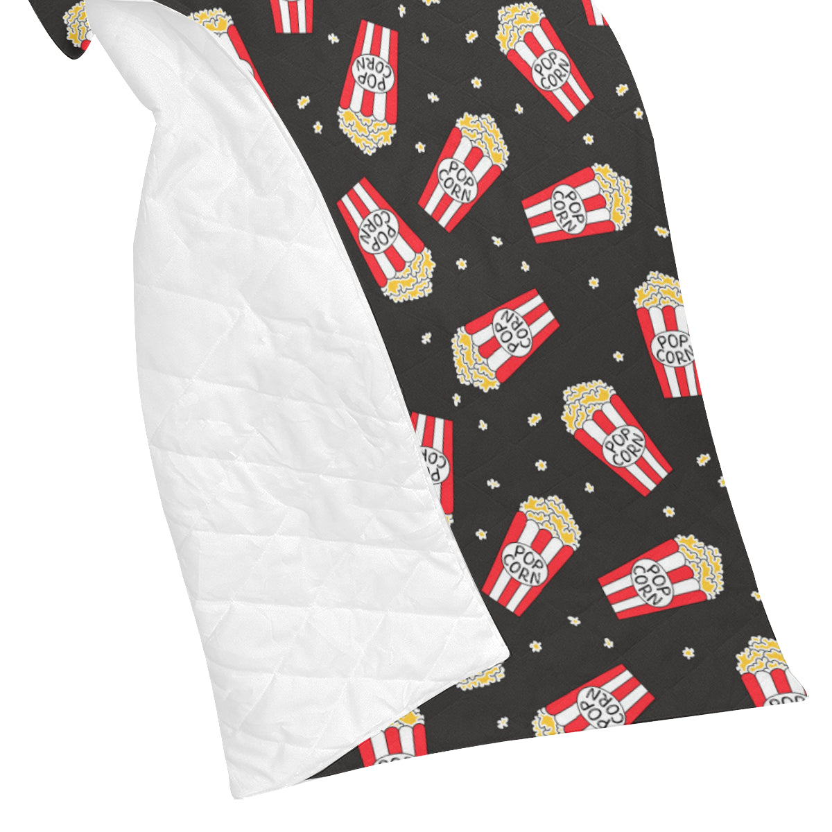 Popcorn Pattern Print Design A01 Premium Quilt