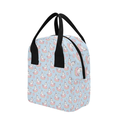 Unicorn Print Design LKS303 Insulated Lunch Bag