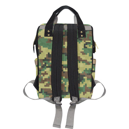ACU Army Digital Pattern Print Design 02 Diaper Bag Backpack