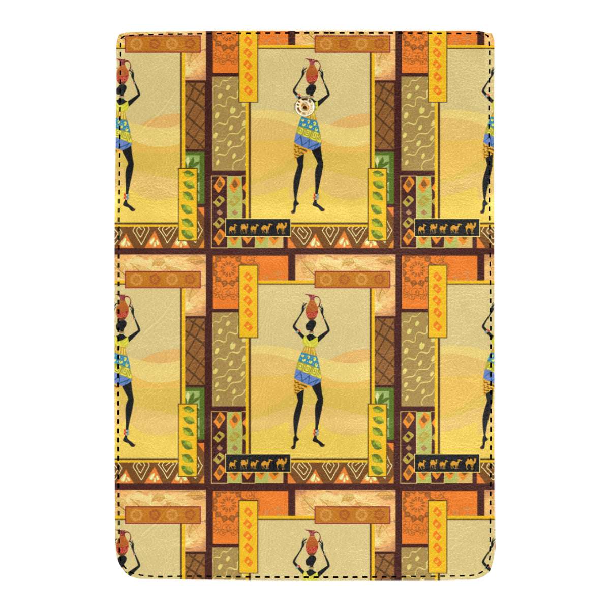 African Girl Design Women's Trifold Wallet