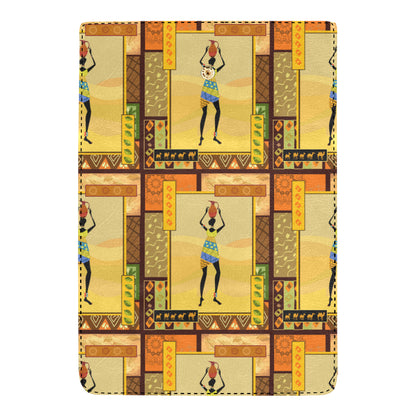 African Girl Design Women's Trifold Wallet